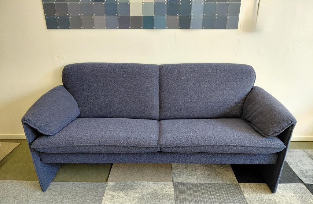 Leolux Bora Bora | 2,5 zits | Blauw boucléstof, Ophalen of Verzenden, Stof, Info@andriesign.nl, Leolux