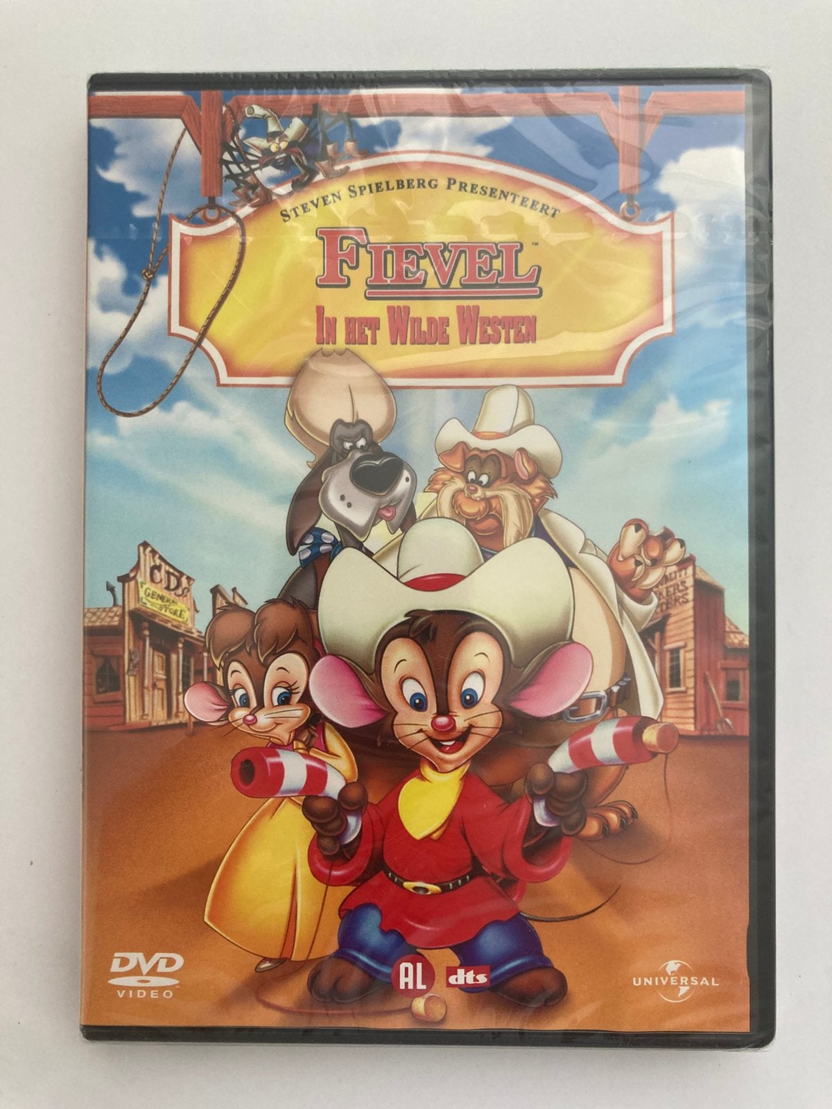 Fievel in het Wilde Westen, 1991 / DVD / NIEUW IN SEAL, Tekenfilm, Ophalen of Verzenden, Nederlands, Alle leeftijden