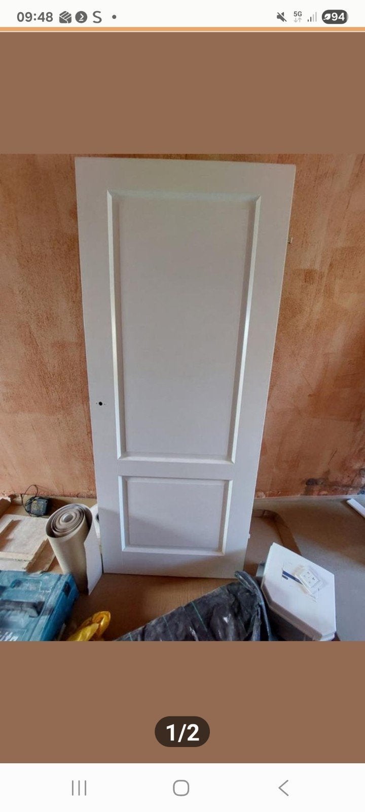 2 stuks opdekdeuren, Ophalen of Verzenden, Nieuw, Binnendeur, 200 tot 215 cm