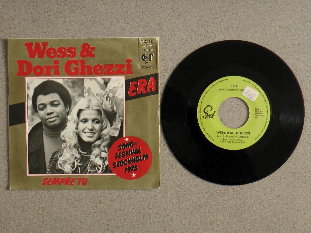 Wess & Dori Ghezzi - Era VINYL SINGLE Songfestival, Gebruikt, 7 inch, Single, 1970 - 1979