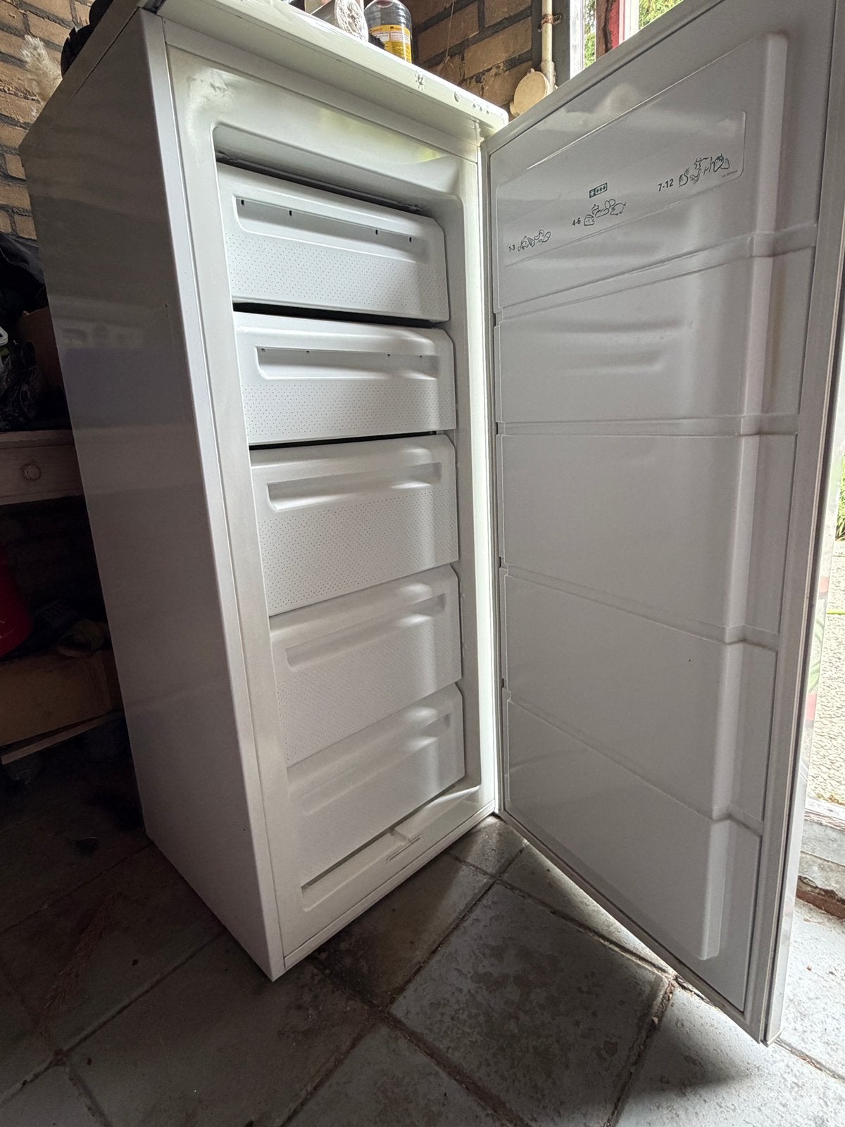 Zanker Vrieskast 138L – 5 Laden – Werkt Perfect, Ophalen of Verzenden, Zo goed als nieuw, 90 cm of meer