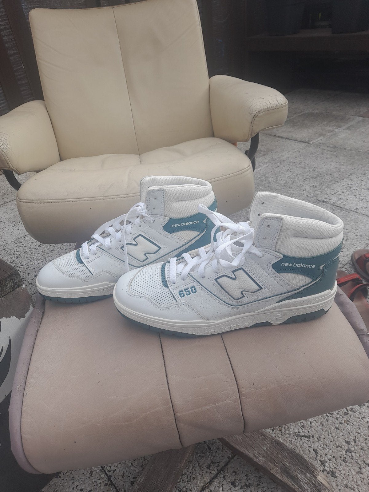 New Balance 650 sneakers - Wit/Groen, Wit, New Balance, Nieuw, Ophalen of Verzenden