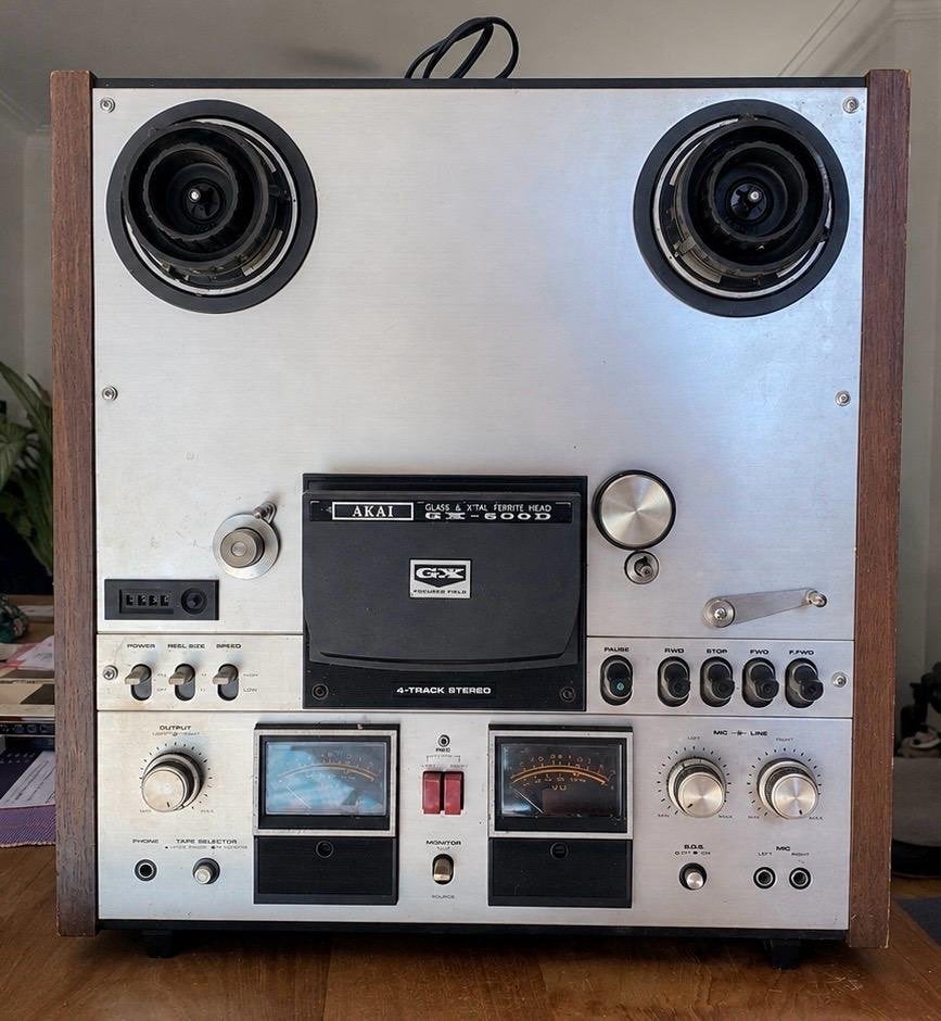 Vintage Akai GX-600D 4-track, Ophalen of Verzenden, Bandrecorder