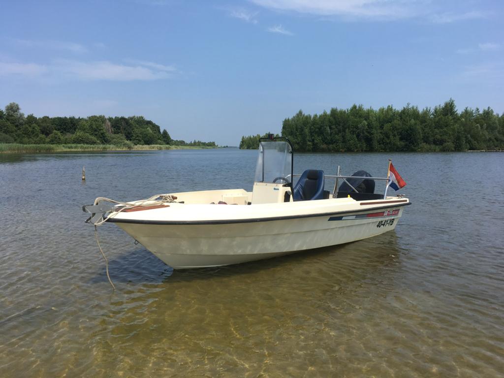 Stabiele tour, vis, console boot incl.50HP Evinrude outboard, Overige merken, Gebruikt, Overige brandstoffen, Elektrische start