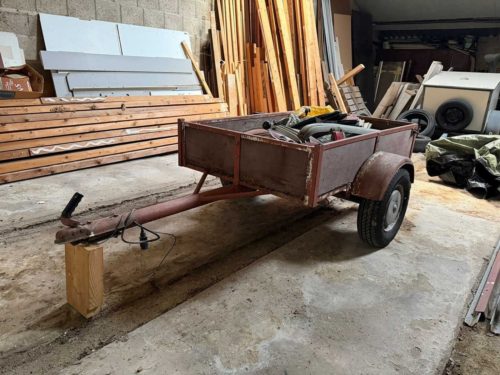 Aanhanger inclusief onderdelen Citroën 2CV eend - aanhanger, Zakelijke goederen, Agrarisch | Werktuigen, Overige, Overige typen