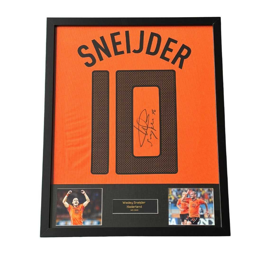 Wesley Sneijder gesigneerd Nederland thuisshirt WK 2010, Verzamelen, Buitenlandse clubs, Shirt, Verzenden, 1695 CX, 28