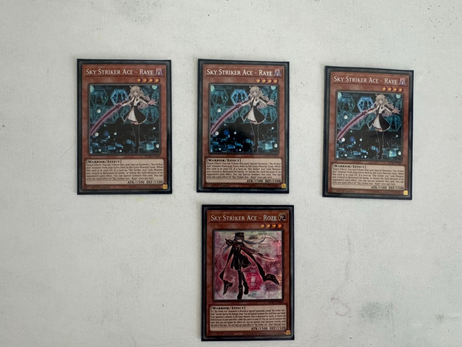 Yu-gi-Oh! Sky Striker deck core, Hobby en Vrije tijd, Ophalen of Verzenden, Nieuw, Meerdere kaarten, Foil