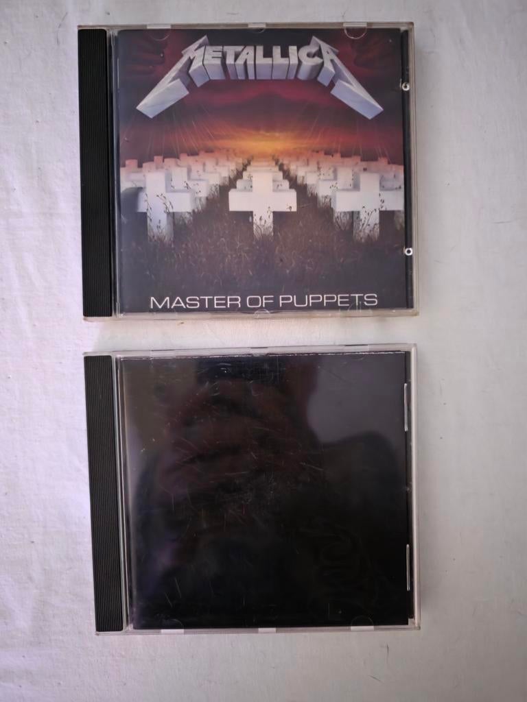 Metallica - Master of Puppets & Metallica (Black Album) CD's, Cd's en Dvd's, Ophalen of Verzenden, Gebruikt