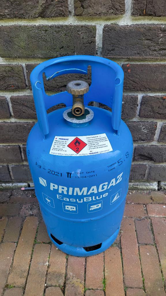 Primagaz gasfles, Ophalen, Gebruikt