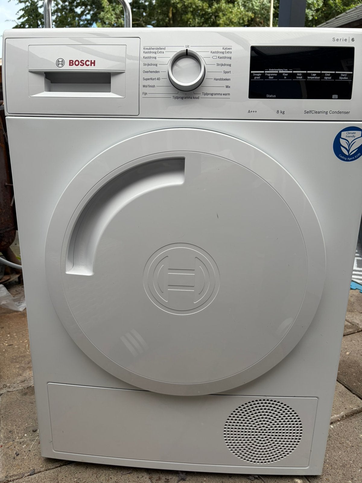 Bosch Serie 6 Warmtepompdroger AAA+ 8 kg, Witgoed en Apparatuur, Ophalen, Overige typen, 8 tot 10 kg, Zo goed als nieuw