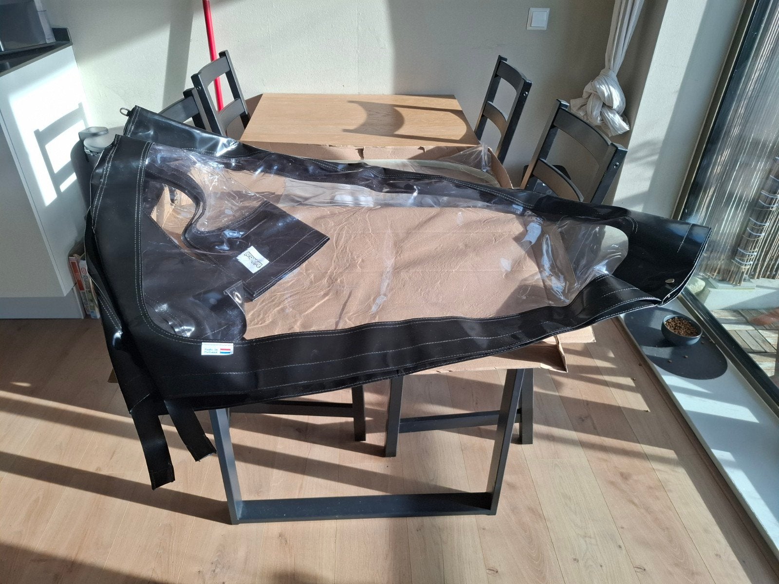 Nieuw - regenhuif cargo long bakfiets, Fietsen en Brommers, Fietsen | Bakfietsen, Ophalen, Nieuw, Goederen, Huif