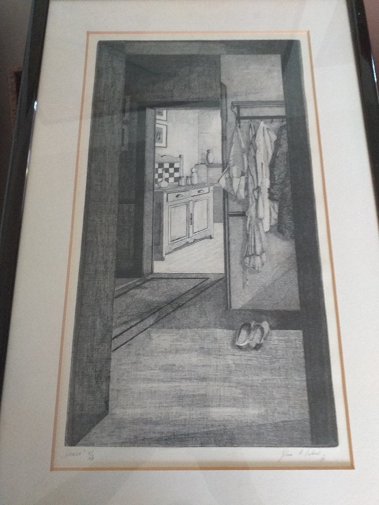 ets van Corthals, Ophalen of Verzenden, Ets, Gesigneerd