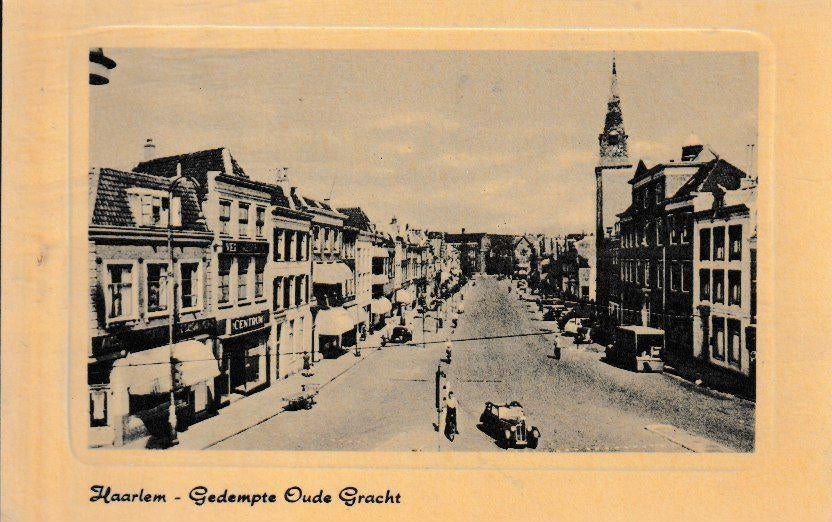 HAARLEM - GEDEMPTE OUDE GRACHT, Ophalen of Verzenden, 1920 tot 1940, Ongelopen, Noord-Holland
