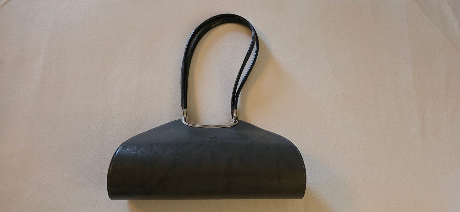 Nieuw! echt lederen Italiaanse tas, model Jeffrey Campbell, Ophalen of Verzenden, Nieuw, Leer, Minder dan 50 cm