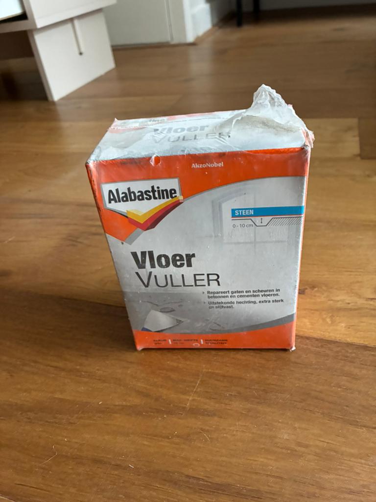 Alabastine Vloervuller, Ophalen, Nieuw
