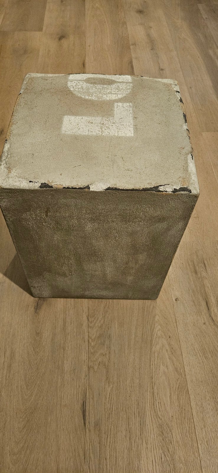 Bijzettafel betonlook, Huis en Inrichting, Tafels | Bijzettafels, Ophalen, Zo goed als nieuw