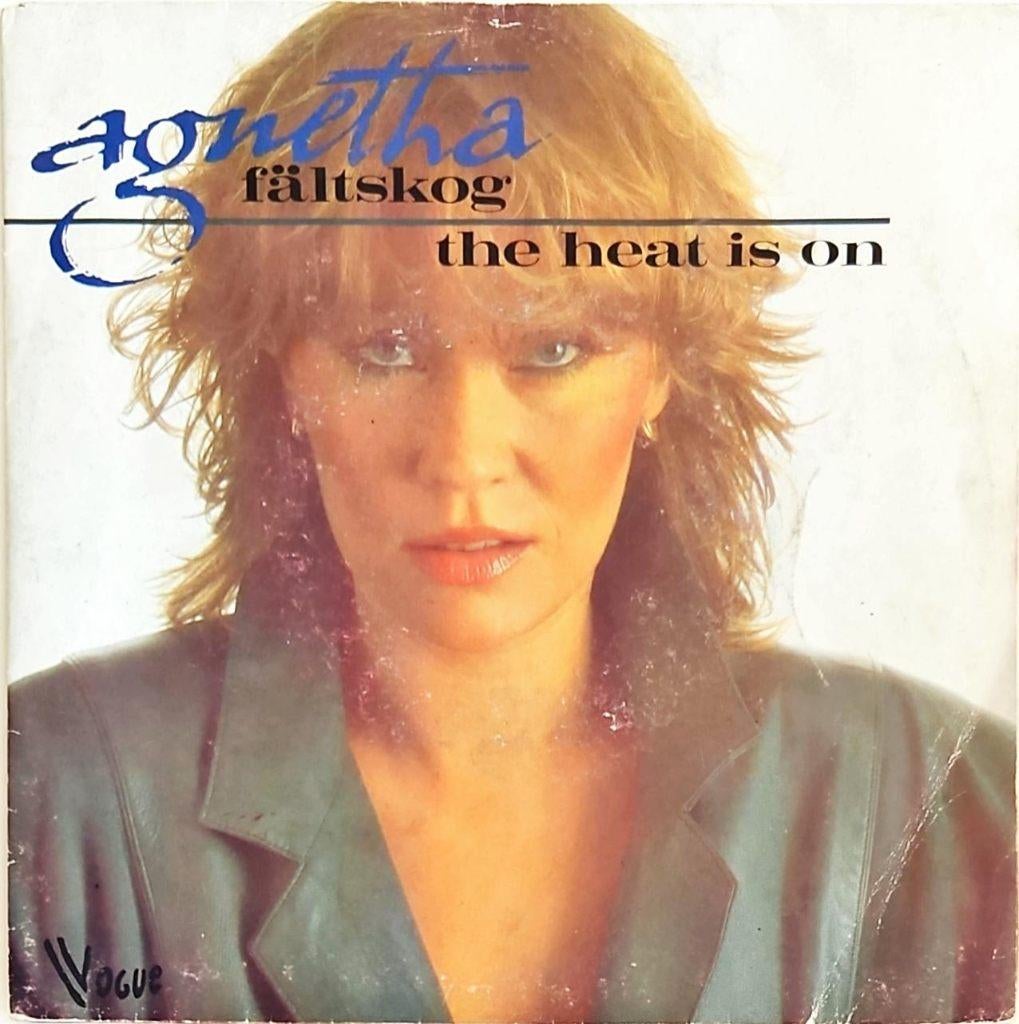 Agnetha Fältskog – The Heat Is On, Gebruikt, Fotohoes, 7 inch, Ophalen of Verzenden
