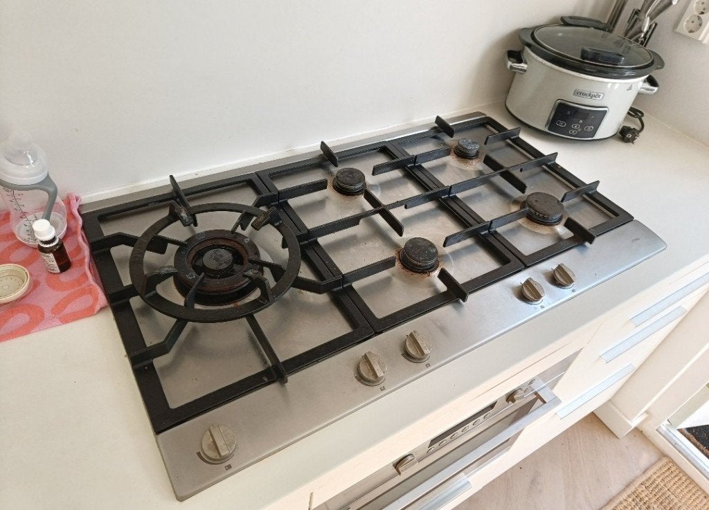 Gasfornuis kookplaat Atag, Ophalen, Gebruikt, Minder dan 85 cm, 60 cm of meer