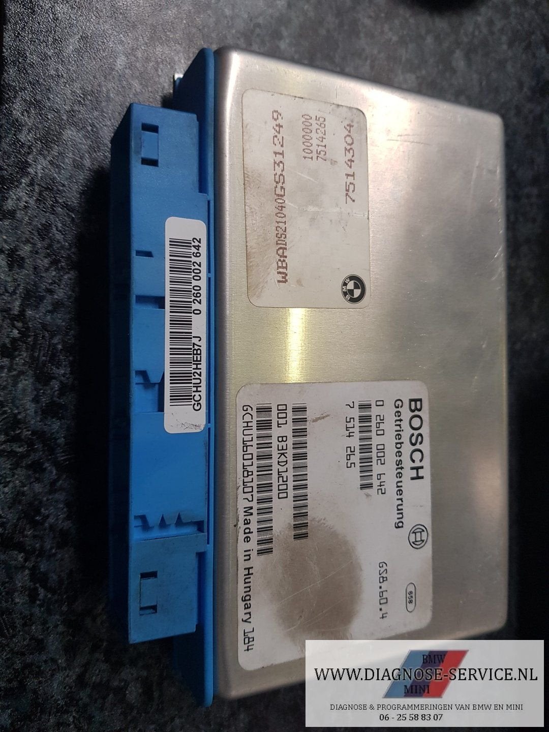 BMW 5er E39  520i M54 bak computer ECU Bosch 7514642, Gebruikt, -, -, Ophalen of Verzenden