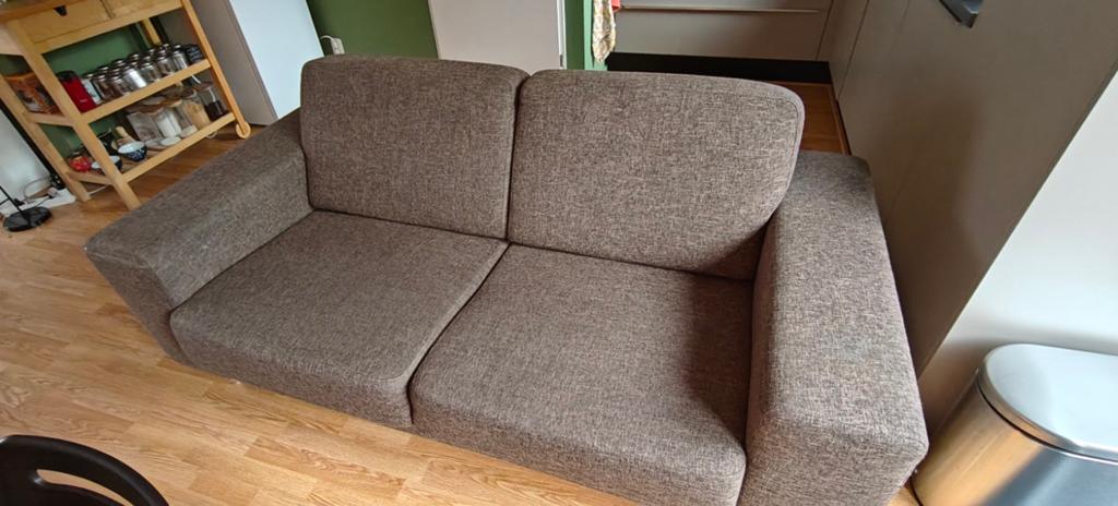 Tweedehands bank, goede staat, huisdiervrij, rookvrij, Gebruikt, 150 tot 200 cm, Tweepersoons, 75 tot 100 cm