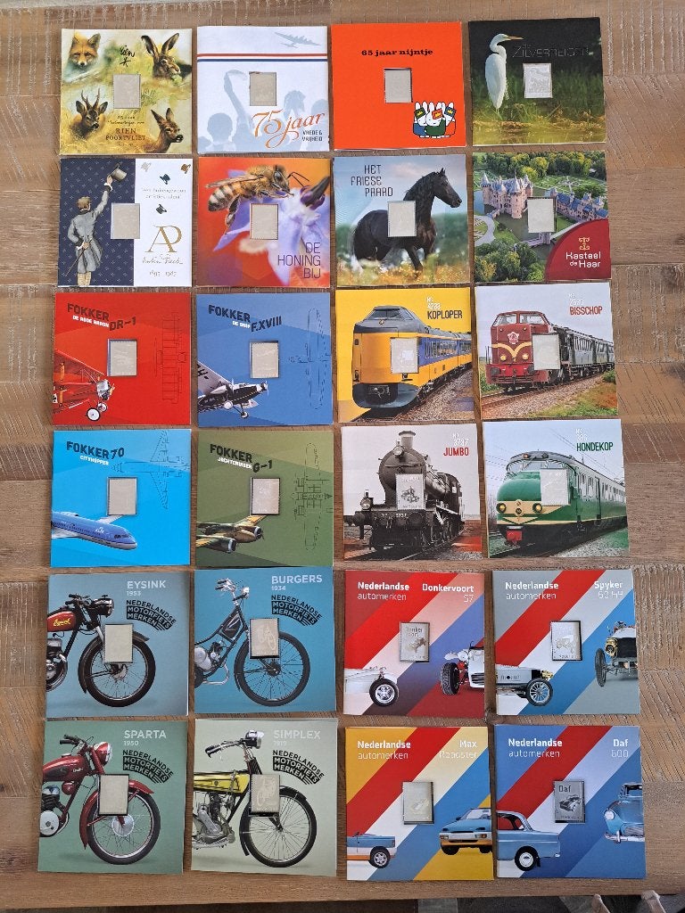 Zilveren postzegels, Ophalen of Verzenden, Na 1940, Postfris