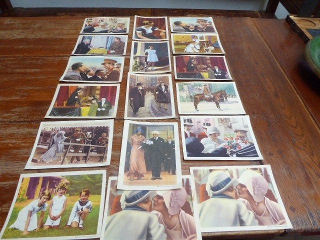 17 prenten Belgisch koningshuis, l'aiglon chocolat, Gebruikt, Foto, Ophalen of Verzenden, Voor 1940