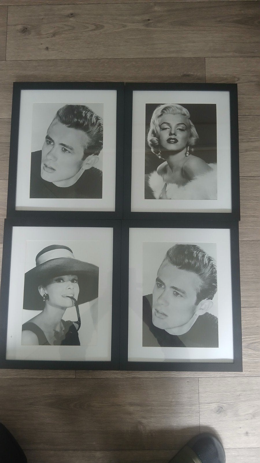 fotolijsten 4stuks 30x36, Ophalen, Zo goed als nieuw, Standaard fotolijst