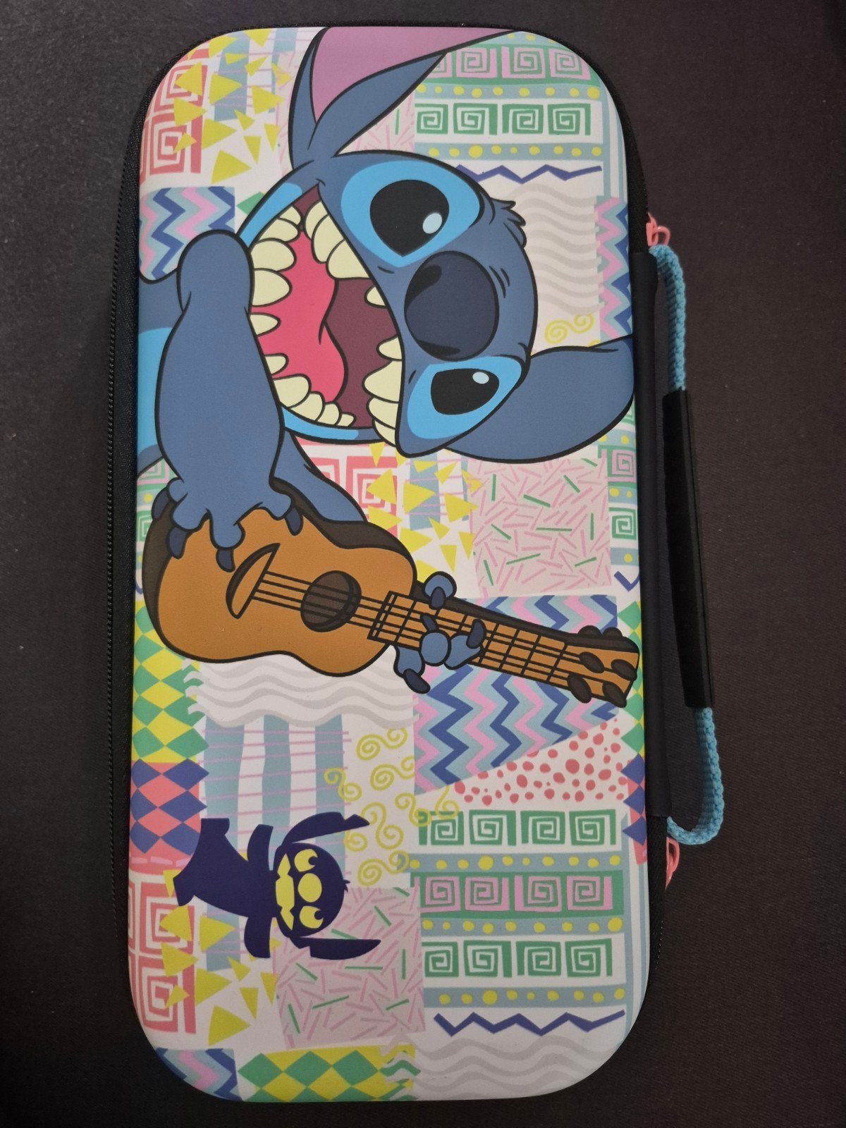 Nintendo Switch hoesje Stitch, Spelcomputers en Games, Spelcomputers | Nintendo Switch, Ophalen, Zo goed als nieuw, Zonder controller