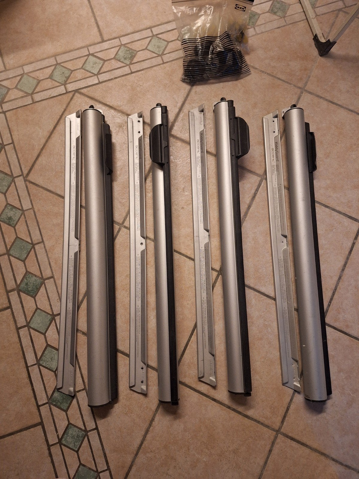 4x Lascal Kiddy Guard oprolbaar traphekje, Ophalen, Overige materialen, Gebruikt, Oprolhekje