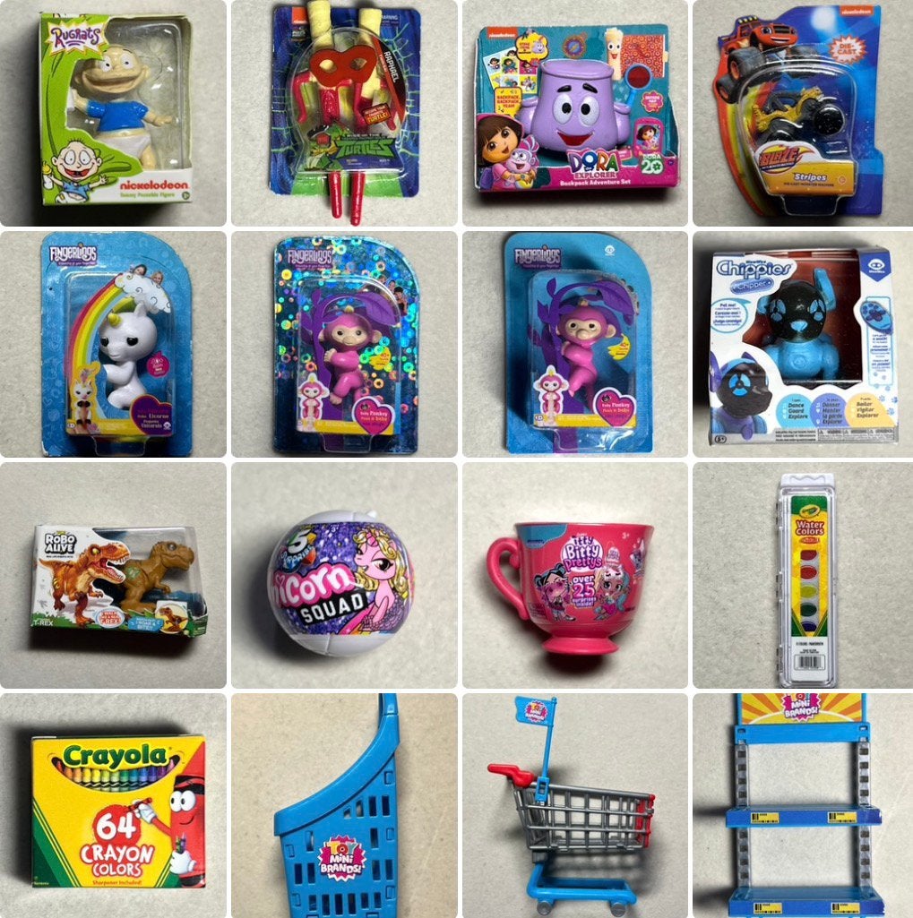 Zuru Mini Brands speelgoed boxje Nickelodeon fingerlings, Verzenden, Zo goed als nieuw
