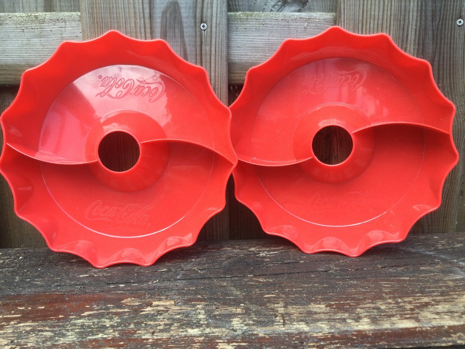 Vintage Coca Cola snack schalen, Ophalen of Verzenden, Gebruikt, Gebruiksvoorwerp