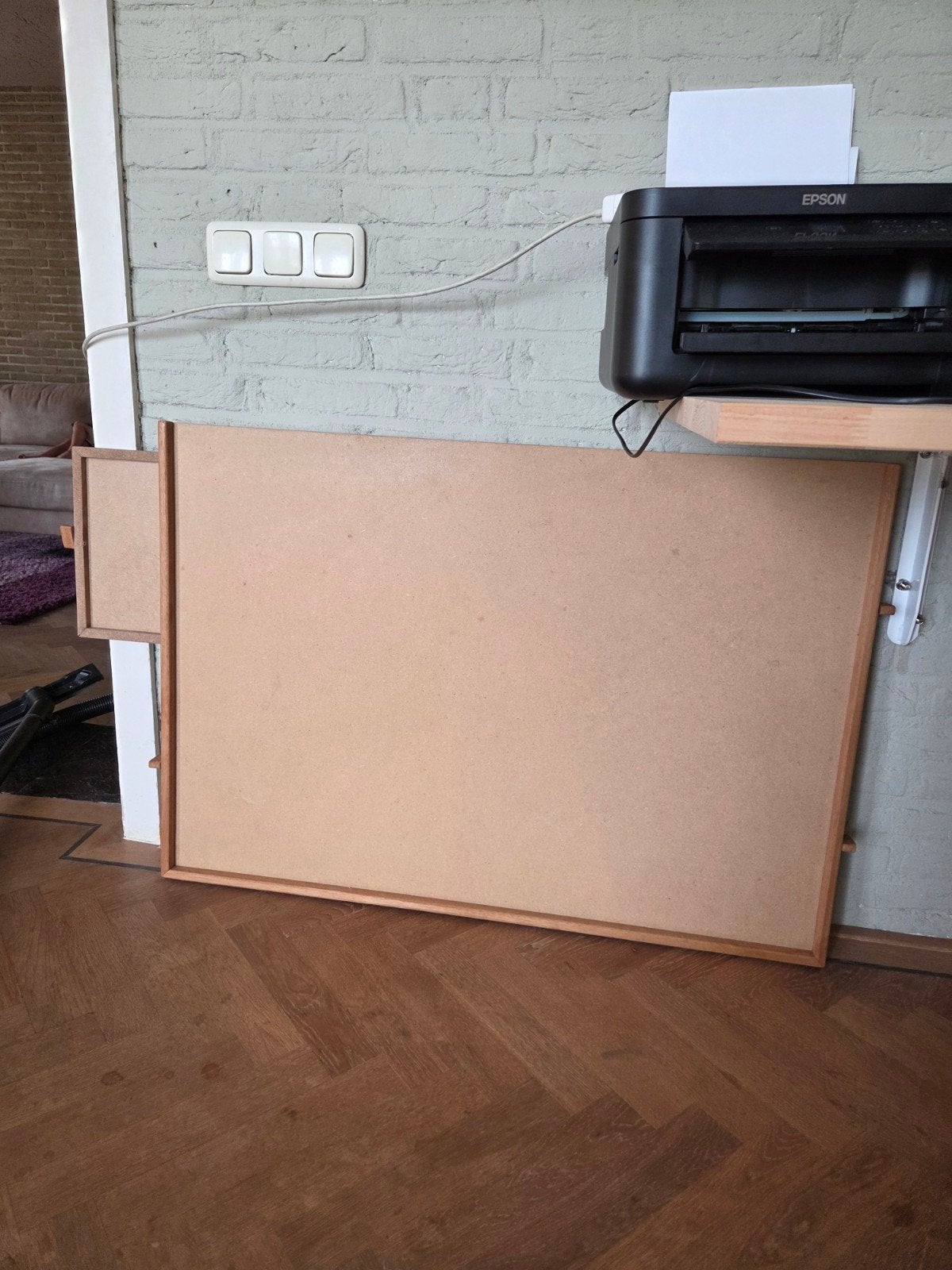 Puzzelplank met 4 lades - Ideaal voor legpuzzels, Hobby en Vrije tijd, Ophalen of Verzenden, 500 t/m 1500 stukjes, Gebruikt, Legpuzzel