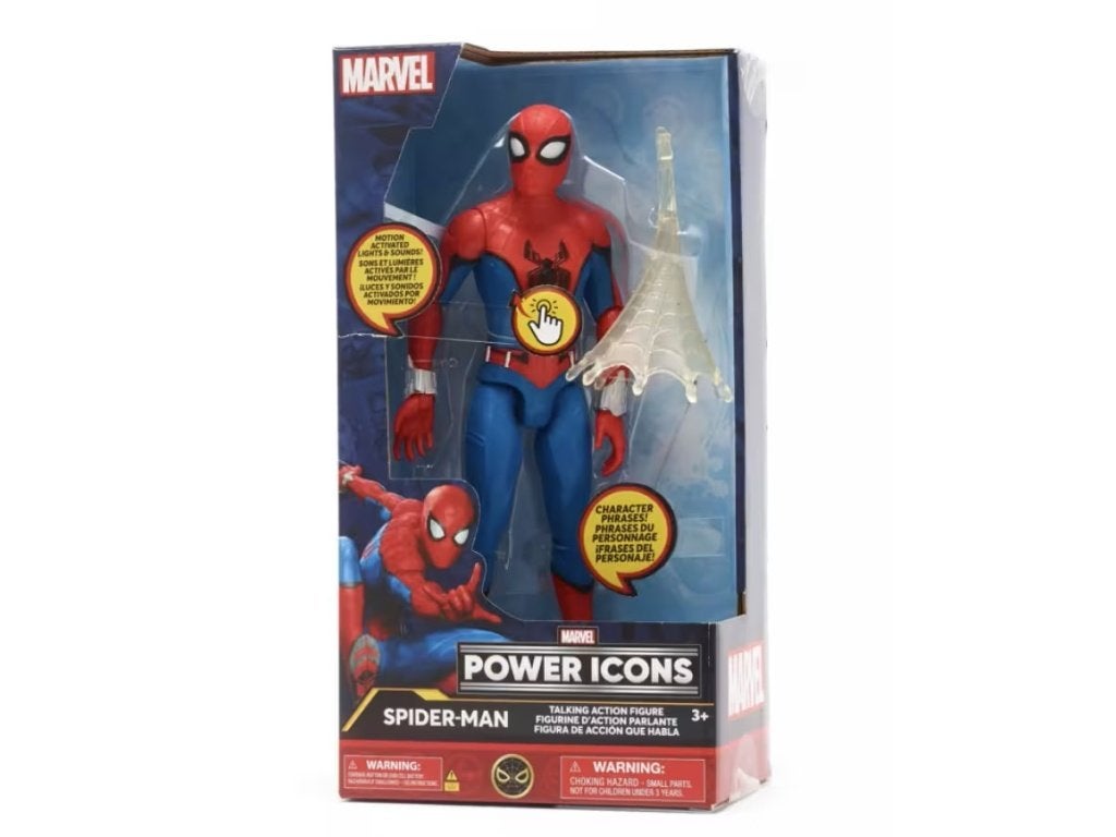 Marvel Spider-Man Talking Action Figure Power Icons, Ophalen of Verzenden, Nieuw