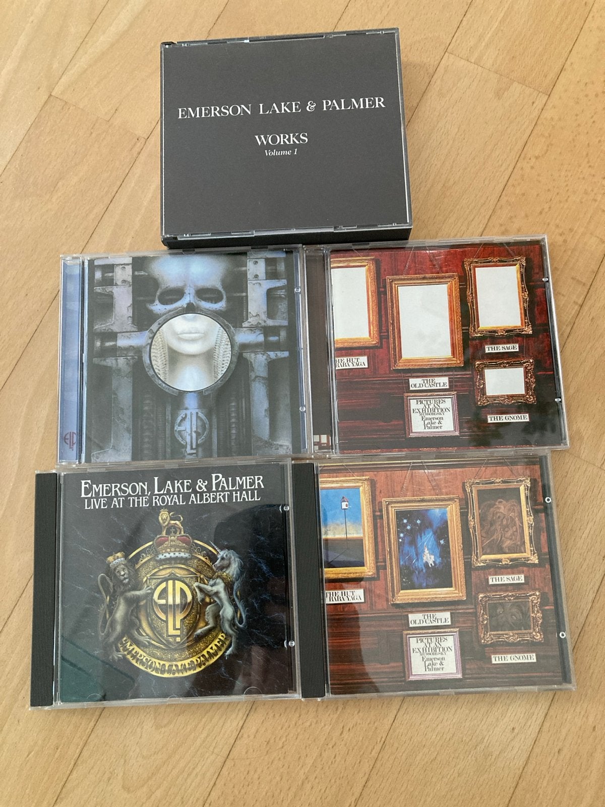 Emerson, Lake & Palmer CD Collectie (4 albums), Rock, Gebruikt, Ophalen of Verzenden, Inclusief doosje