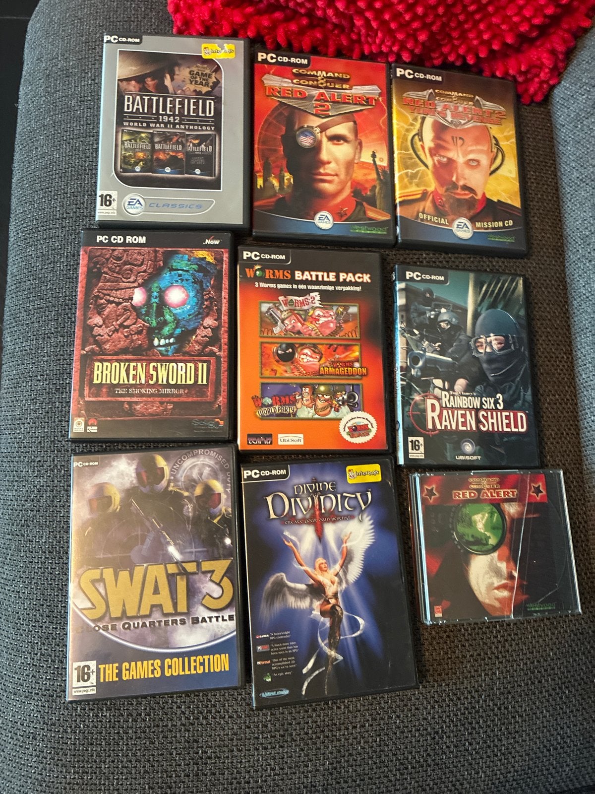 PC CD-ROM Games Collectie: Battlefield, Red Alert, Worms & m, Ophalen of Verzenden, Gebruikt, Overige genres, Vanaf 16 jaar