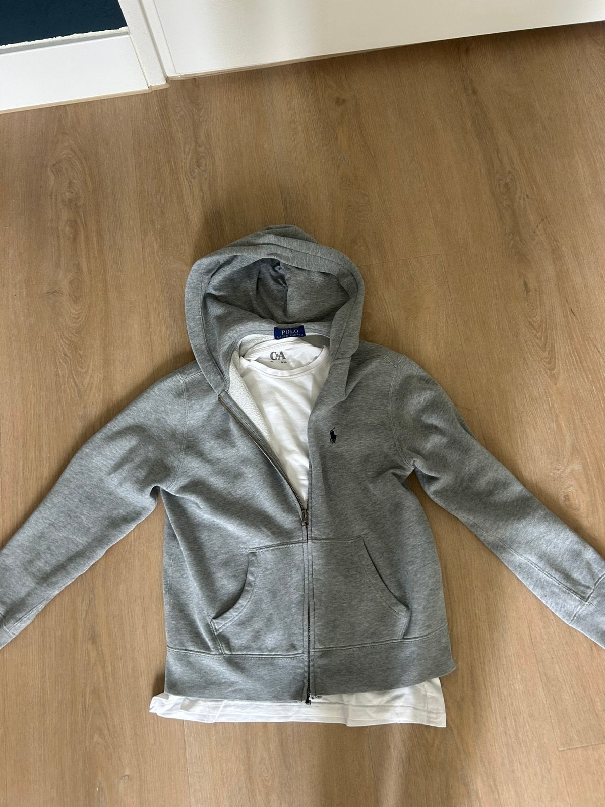 Ralph lauren vest maat 10-12 grijs, Kleding | Dames, Wintersportkleding, Ophalen of Verzenden, Zo goed als nieuw, Maat 38/40 (M)