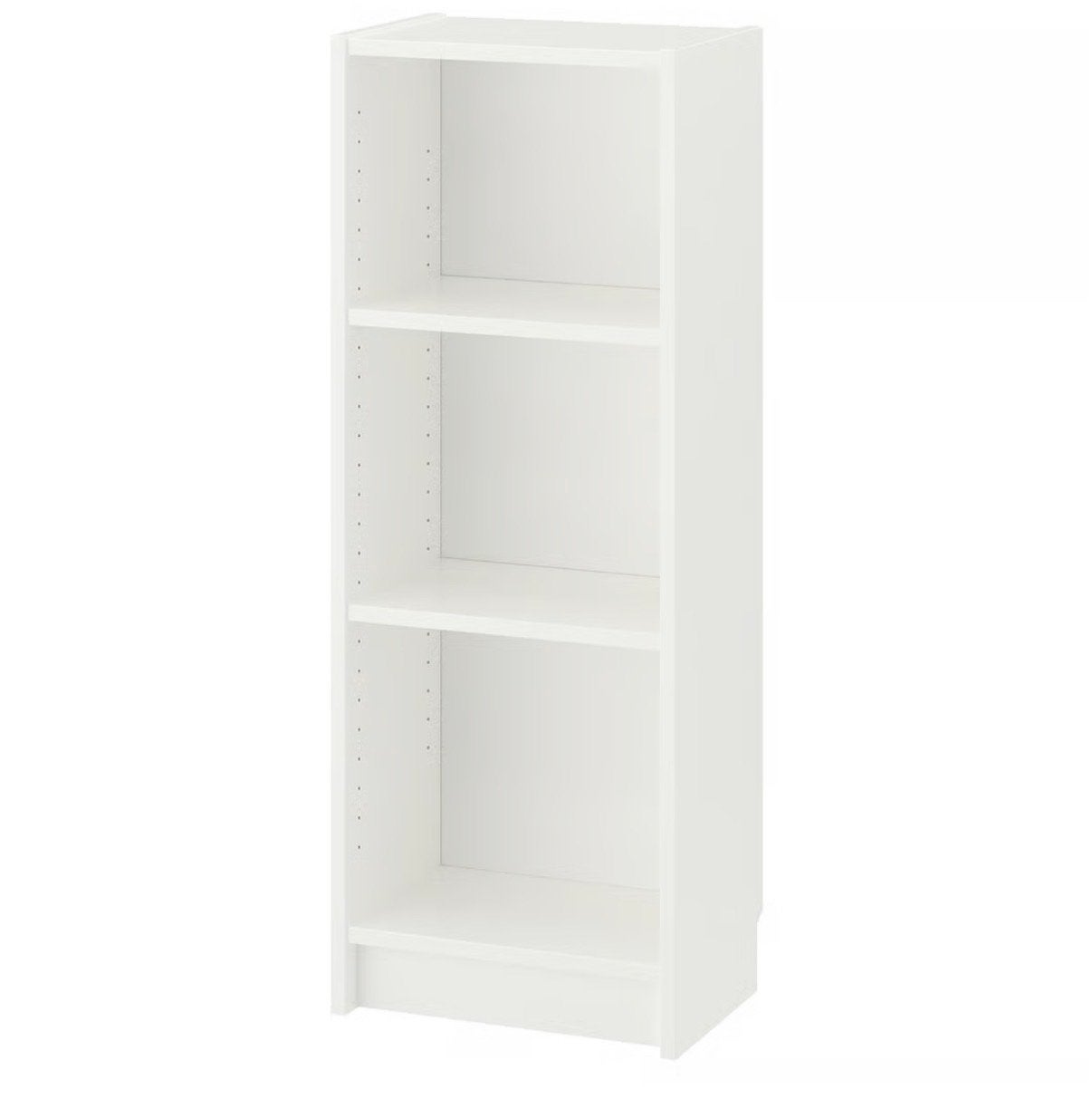 Witte smalle billy boekenkast met 3 planken, Huis en Inrichting, Kasten | Boekenkasten, Met plank(en), Minder dan 50 cm, Gebruikt