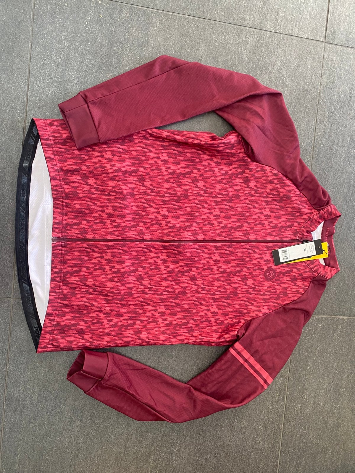 Dames fietsshirt lange mouwen agu melange nieuw! xl, Fietsen en Brommers, Fietsaccessoires | Fietskleding, ., Nieuw, Ophalen of Verzenden