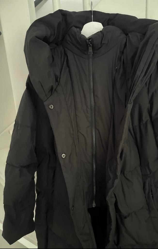 Ralph Lauren Zwarte Gewatteerde Jas Maat L/G, Kleding | Dames, Jassen | Winter, Ophalen of Verzenden, Zo goed als nieuw, Maat 42/44 (L)