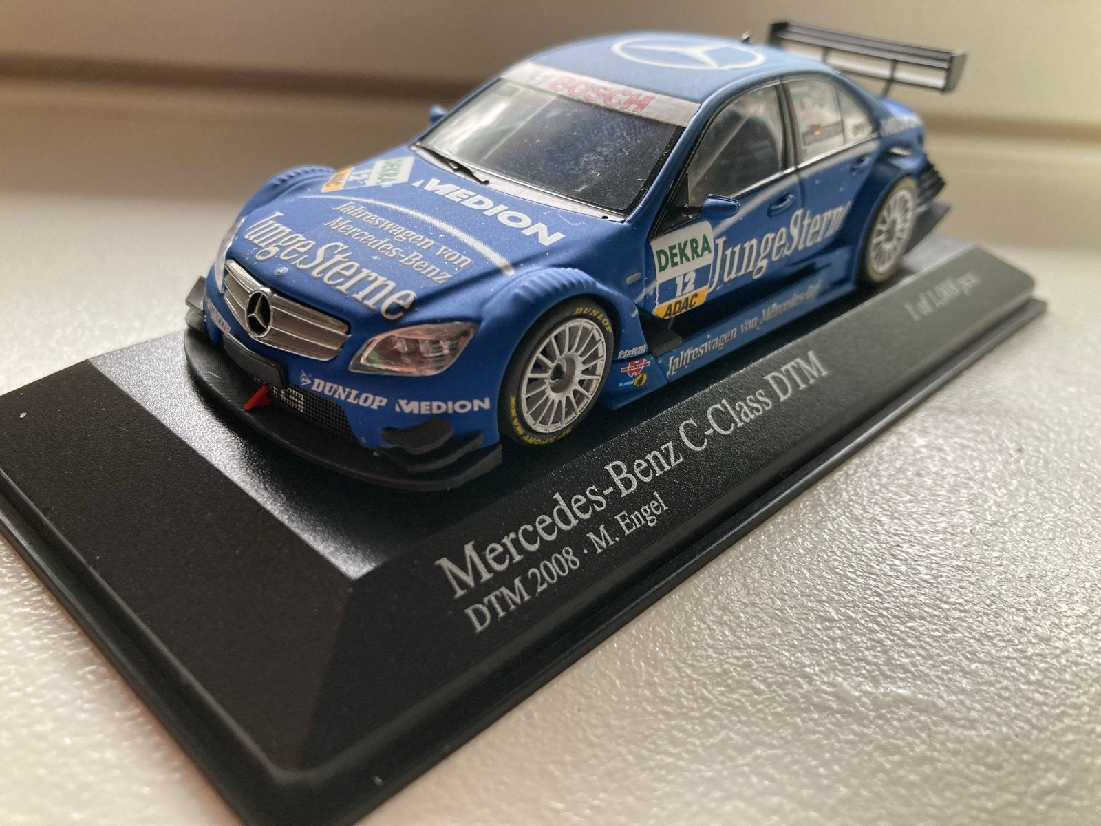 Minichamps Mercedes Benz C-klasse AMG 1/43 Gelimiteerd, Ophalen of Verzenden, Nieuw, Auto, MiniChamps