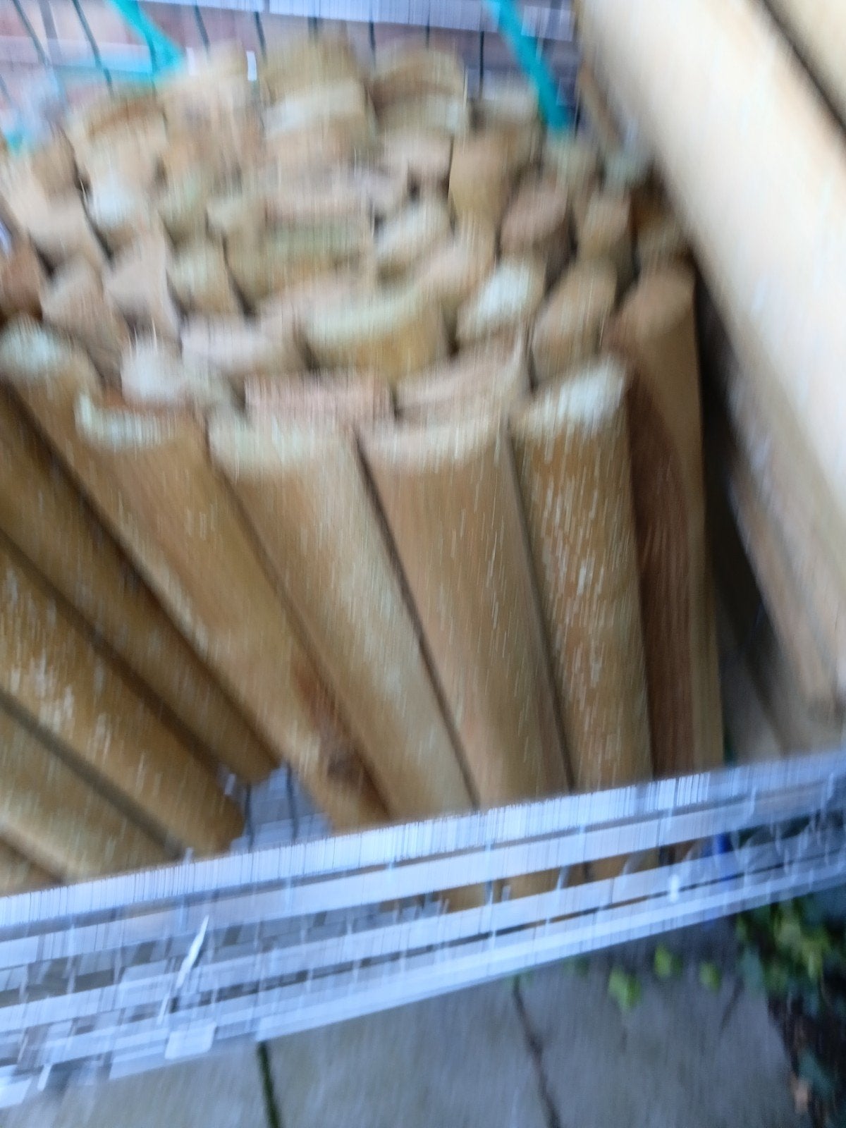 Houten palen voor tuin of afrastering, Ophalen, Gebruikt, 180 tot 250 cm, Palen