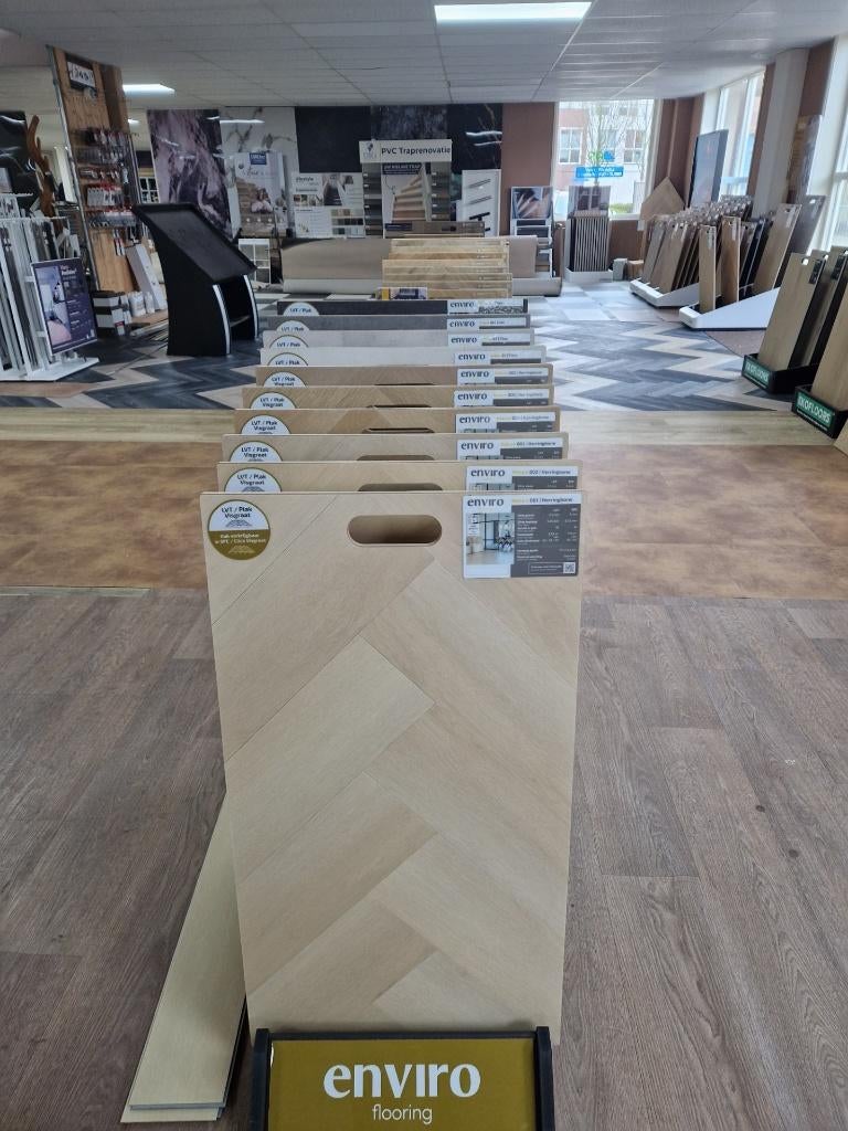 HOGE KWALITEIT PVC-VLOER MET ONDERVLOER NU € 29,95 PER M²., Ophalen, Overige typen, Nieuw, Geen