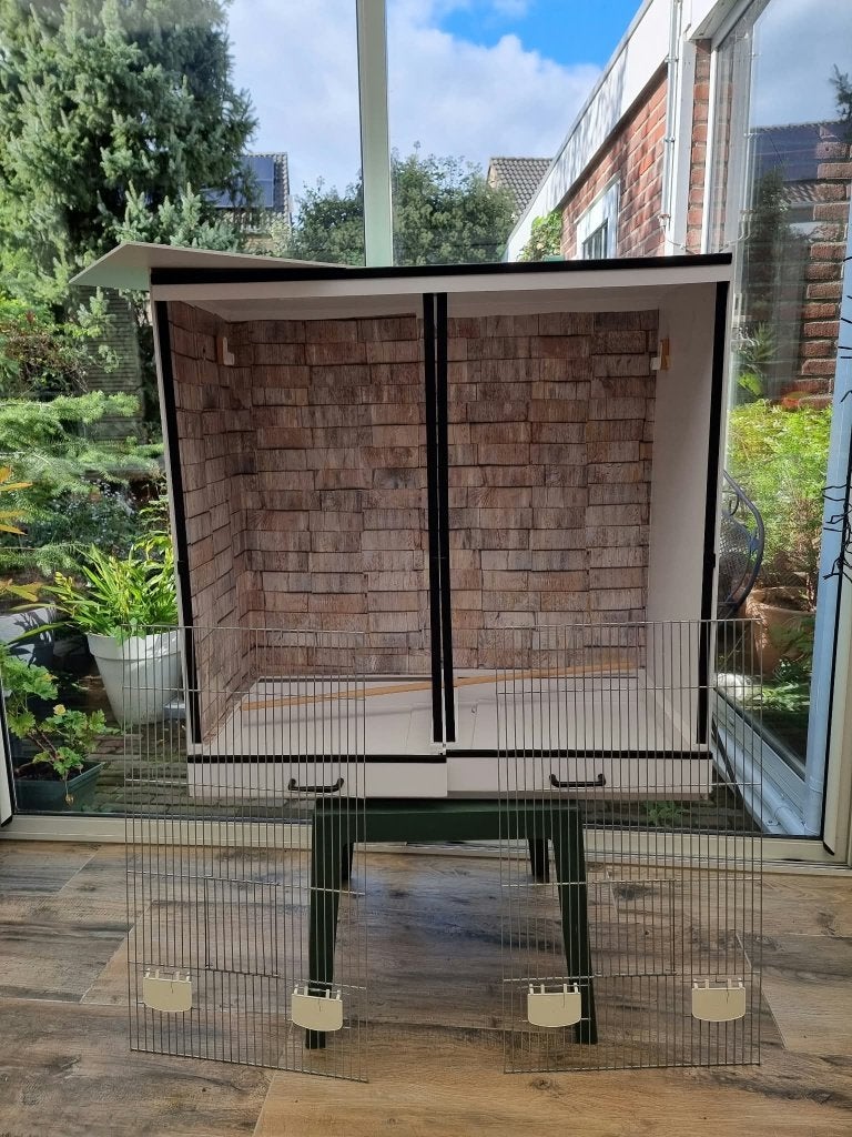 Vogelkooi, in nieuwstaat, Dieren en Toebehoren, Meerdere dieren, Tropenvogel, Tam