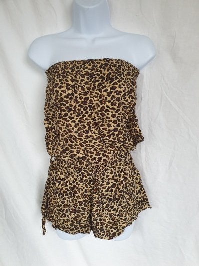 Grappige luipaardprint jumpsuit mt S, Kleding | Dames, Jumpsuits, Bruin, ., Ophalen of Verzenden, Zo goed als nieuw