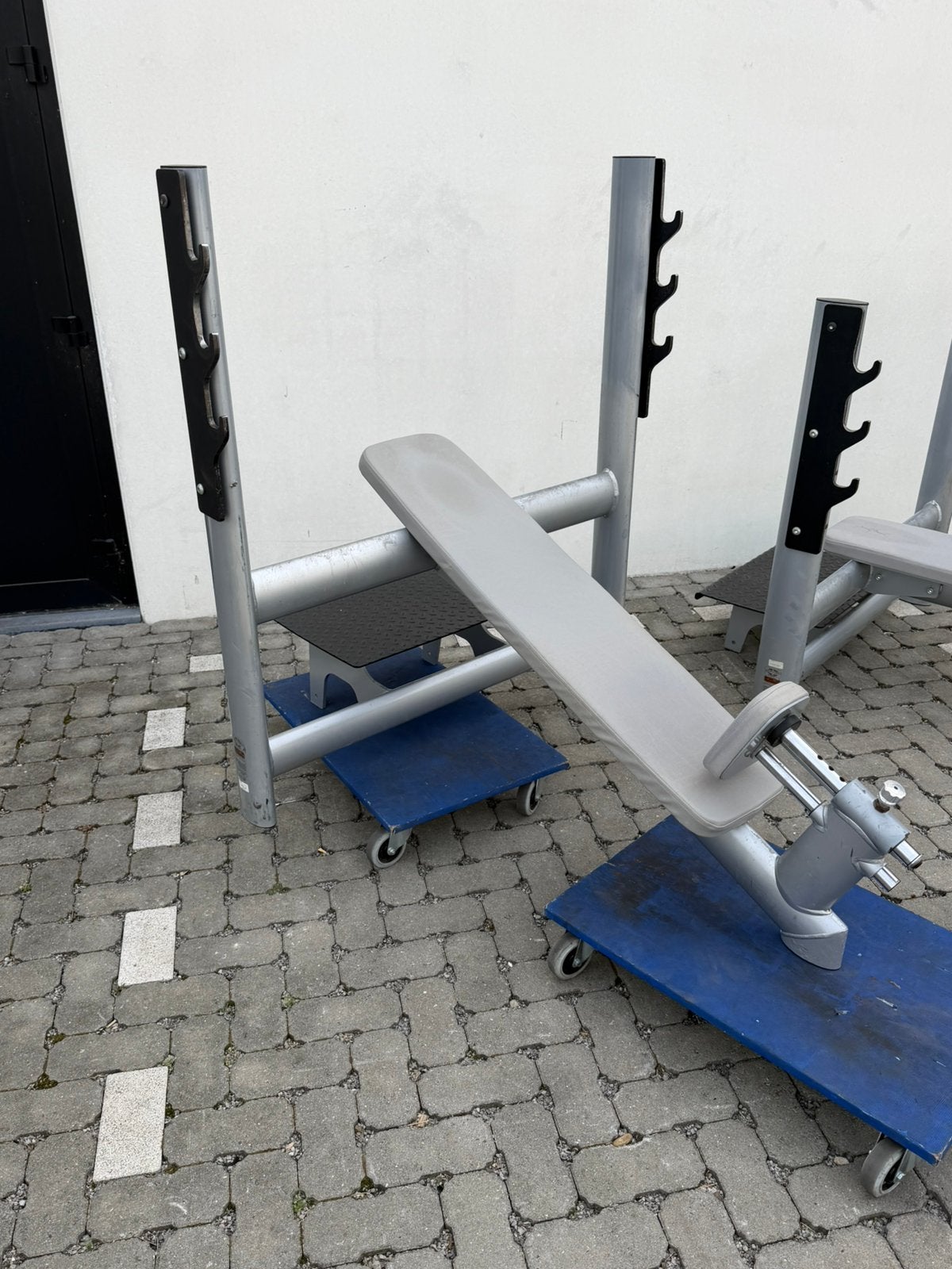 Gym80 bank druk set!!, Ophalen, Zo goed als nieuw, Fitnessbank