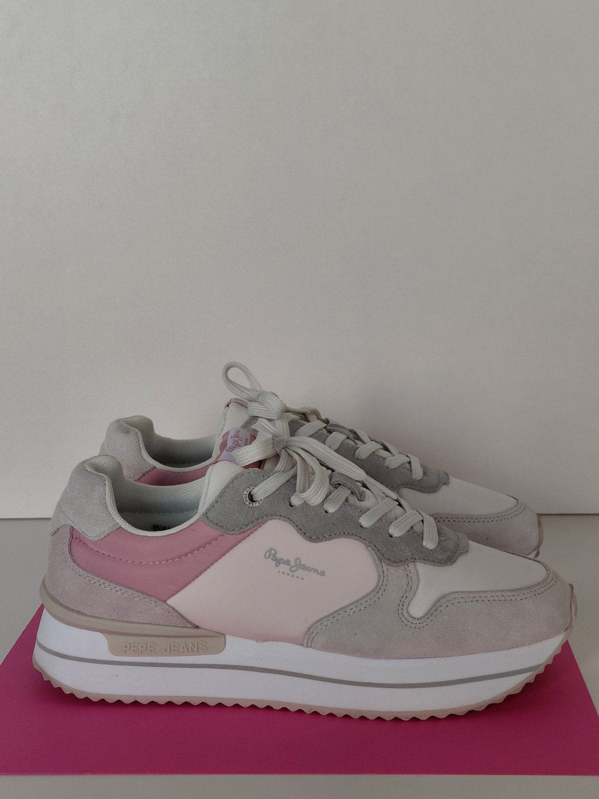 Mooie leren Pepe Jeans sneakers 39, Ophalen of Verzenden, Roze, Pepe Jeans, Sneakers of Gympen