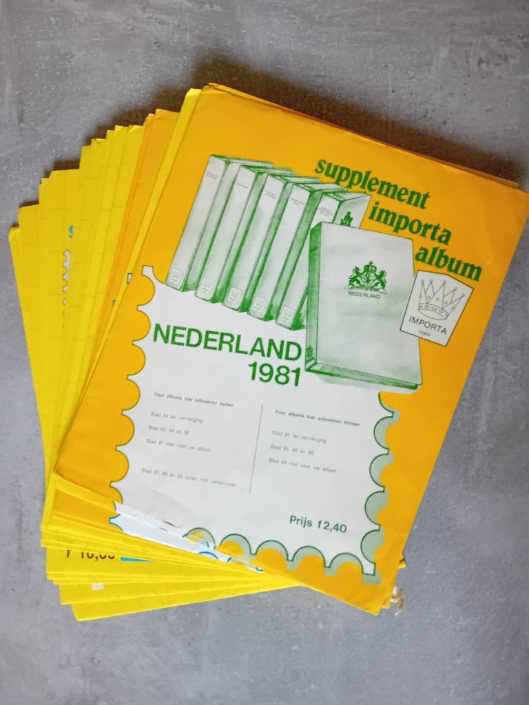 Importa Supplementen tussen 1981 en 1994., Verzenden, Verzamelalbum