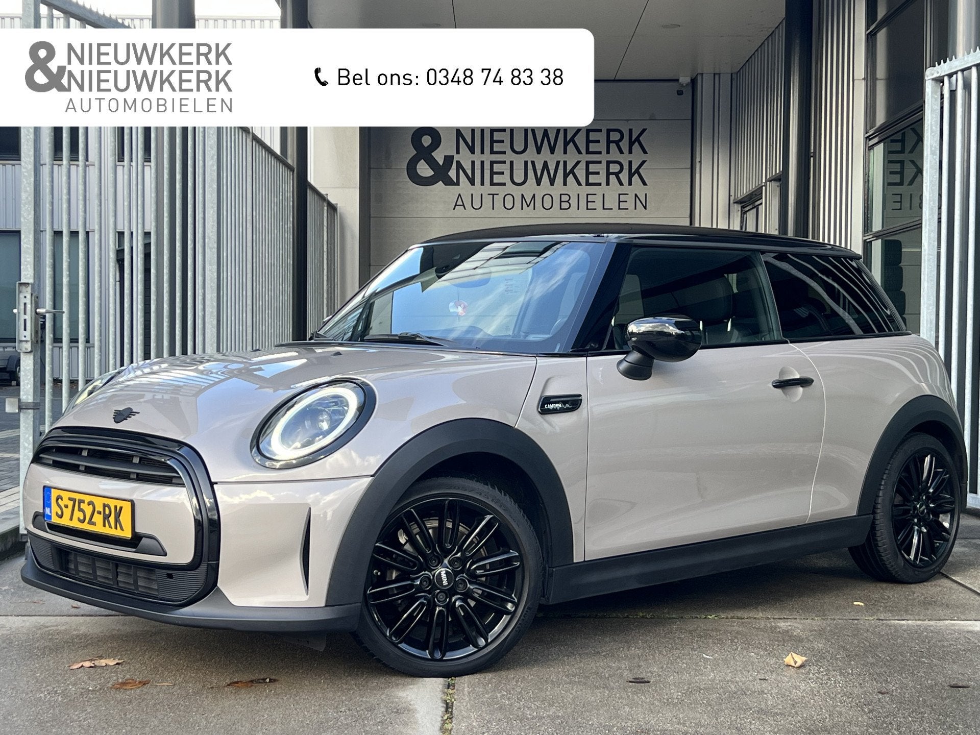 MINI 3-deurs 1.5 Cooper Camden Go Edition | AUTOMAAT | LEDER, Auto's, 136 pk, Gebruikt, Met garantie (alle), 4 stoelen