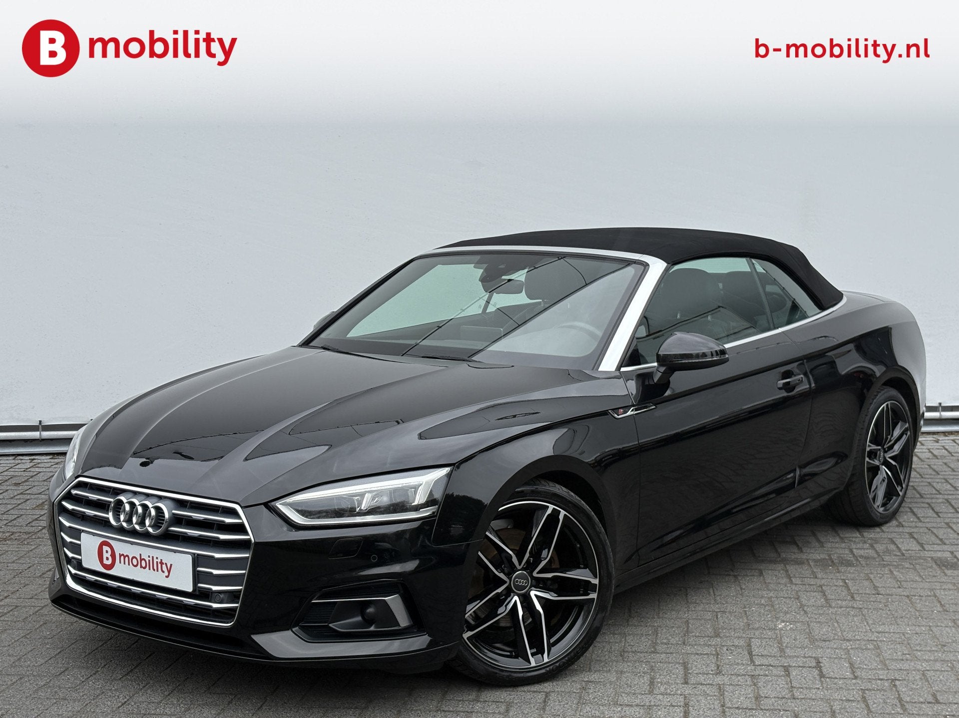 Audi A5 Cabriolet 2.0 TFSI S-Line Launch Edition DSG Automaa, Gebruikt, 4 stoelen, Zwart, Bedrijf