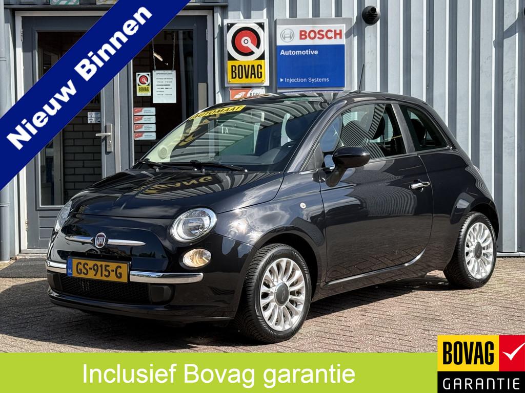 Fiat 500 0.9 TwinAir Turbo Easy | AUTOMAAT | AIRCO | NETTE A, Stof, Gebruikt, Zwart, Origineel Nederlands